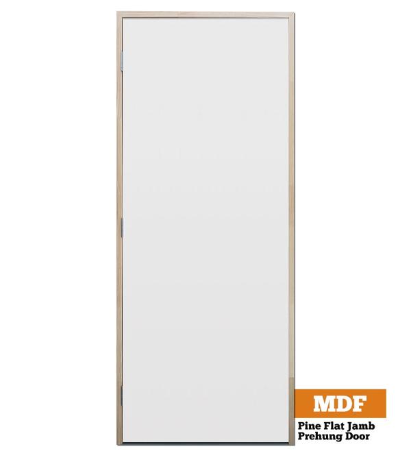 MDF Flush Panel Pine - Flat Jamb - 70mm Stud